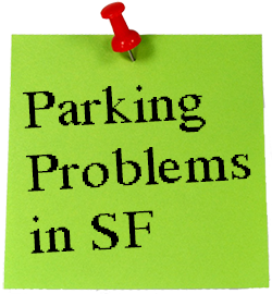 parking problems Post-it links